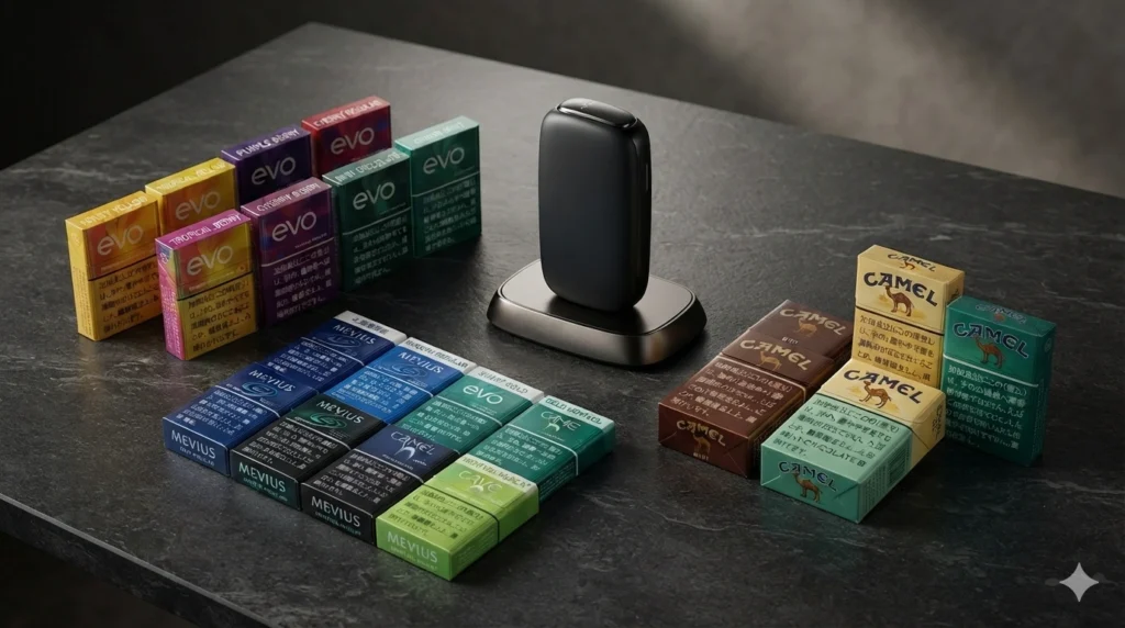 Ploom X 煙彈怎麼選？MEVIUS、CAMEL、EVO 口味差在哪？完整比較